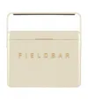 Fieldbar Mini Bar Cooler Box With Leather Sling In White