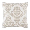 Fieldcrest Chenille Square Throw Pillow In White