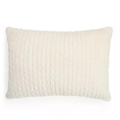 Fieldcrest Faux Mink Lumbar Pillow In Sand