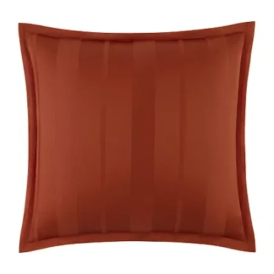 Fieldcrest Heritage Classic Stripe 400tc Cotton Euro Sham In Brown