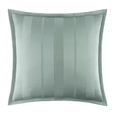 Fieldcrest Heritage Classic Stripe 400tc Cotton Euro Sham In Green