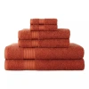 Fieldcrest Heritage Oversized Spa Bath Towel In Orange