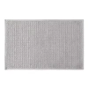 Fieldcrest Heritage Waffle Bath Rug In Gray