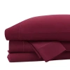 Fieldcrest Luxury 500-thread Count Egyptian Cotton 2-pack Pillowcases In Red