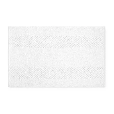 Fieldcrest Luxury Cotton Bath Rug In White