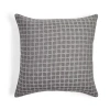 Fieldcrest Turnin Geo Euro Sham In Gray