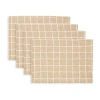 Fieldcrest Window Pane 4-pc. Placemat In Sand