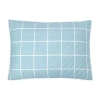 Fieldcrest Windowpane Pillow Sham In Blue