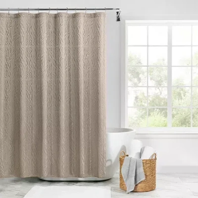 Fieldcrest Zebra Shower Curtain In Neutral