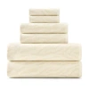 Fieldcrest Zebra Textured Bath Towel In White