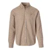 Fieldstone Boys Button Down Shirt In Brown Harvester