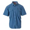 Fieldstone Men's Angling Fever Button Up Shirt In Blue In Blue