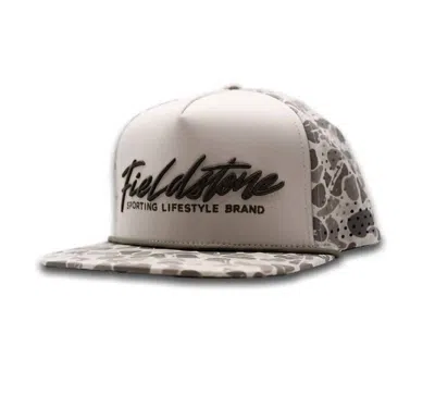 Fieldstone Men's Script Logo Marsh Performance Rope Hat In Camo In Multi