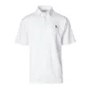 Fieldstone Men's Solid Performance Polo In White In White