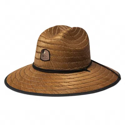 Fieldstone Men's Surf Straw Hastings Hat In Chocolate In Brown