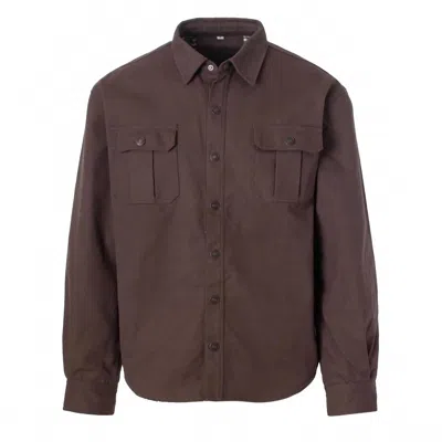 Fieldstone Men's The Shacket Tops In Brown