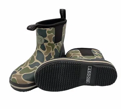 Fieldstone Unisex Roost Rain Boots In Camo In Multi