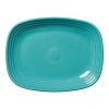 Fiesta 12 Inch Large Rectangular Platter In Turqoise