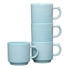 Fiesta 16 oz Set Of 4 Sky Stackable Mug Set In Sky