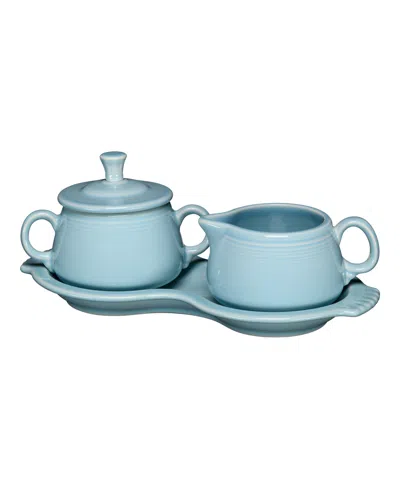 Fiesta 4 Pc. Sugar Bowl And Creamer Set With Tray In Lt Pastel