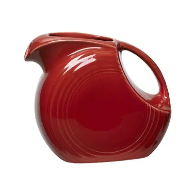 Fiesta 67 oz Large Disk Pitcher In Scarlet