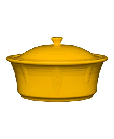 Fiesta Large Covered Casserole 90 Oz. In Daffodil