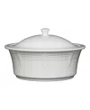 Fiesta Large Covered Casserole 90 Oz. In White