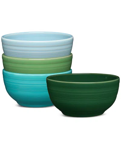 Fiesta Aegean Bistro Coupe Cereal Bowls, Set Of 4 In Multi