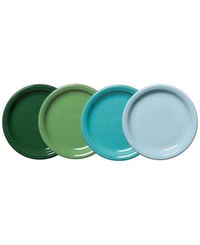 Fiesta Aegean Bistro Coupe Salad Plates, Set Of 4 In Multi