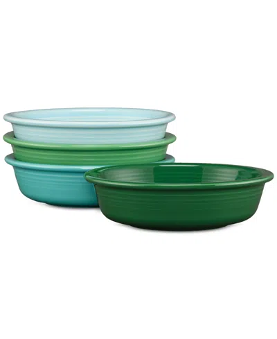 Fiesta Aegean Classic Rim Cereal Bowls, Set Of 4 In Multi