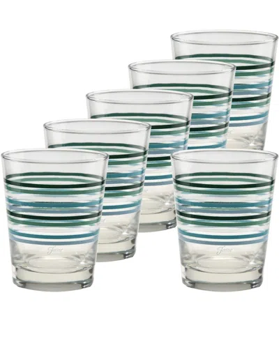 Fiesta Aegean Double Old Fashioned Glasses, Set Of 6 In Transparent