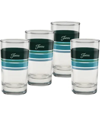 Fiesta Aegean Juice Glasses, Set Of 4 In Transparent