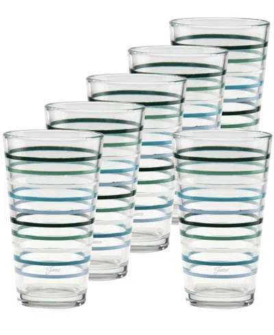 Fiesta Aegean Tapered Cooler Glasses, Set Of 6 In Multi