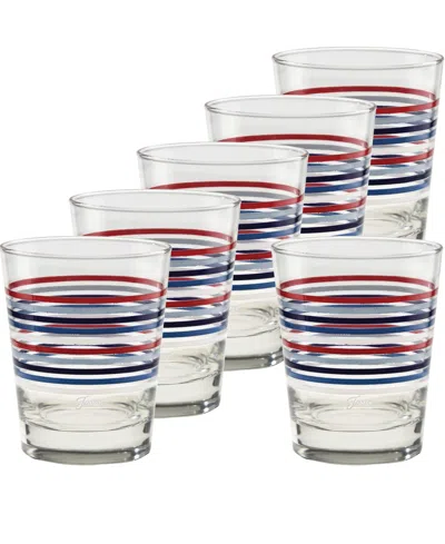 Fiesta Americana Double Old Fashioned Glasses, Set Of 6 In Multi