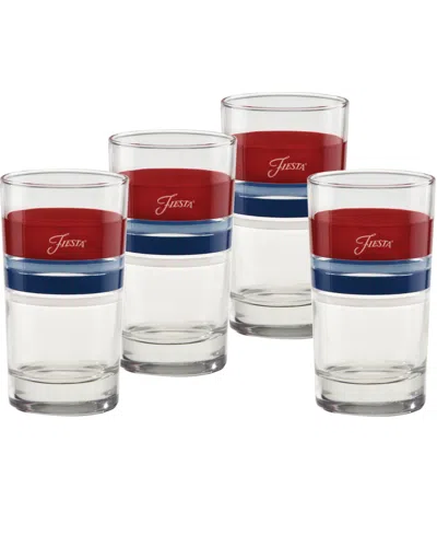 Fiesta Americana Juice Glasses, Set Of 4 In Multi