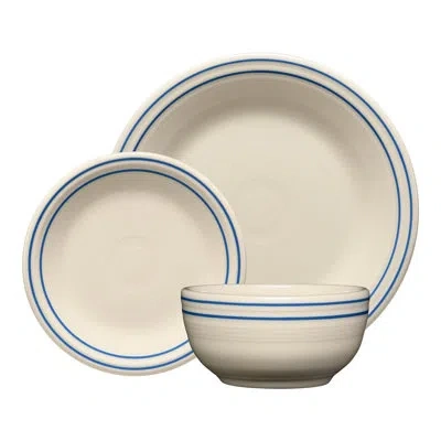 Fiesta Americana Lapis Band 3-piece Place Setting, Service For 1 In Linen
