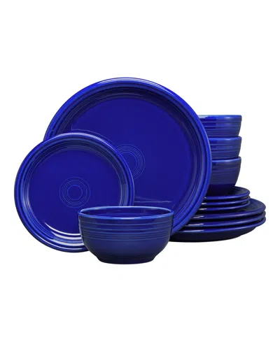 FIESTA BISTRO COUPE 12-PIECE DINNERWARE SET, SERVICE FOR 4