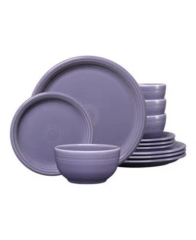 Fiesta Bistro Coupe 12-pc. Dinnerware Set, Service For 4 In Purple