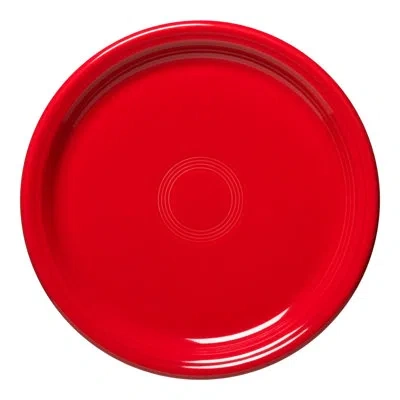 Fiesta Bistro Coupe 9 Inch Luncheon Plate In Scarlet