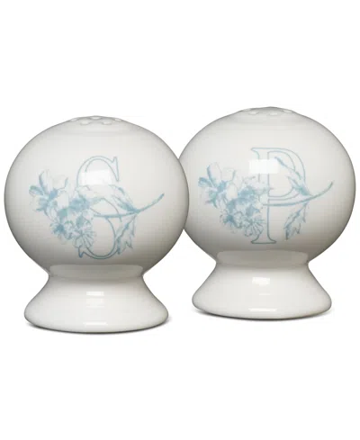 Fiesta Botanical Floral Salt & Pepper Shaker Set In White