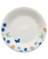 Fiesta Breezy Floral Dinner Plate In Multi Color Design With  Colors