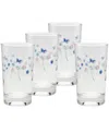 Fiesta Breezy Floral Juice Glass, Set Of 4 In Multi