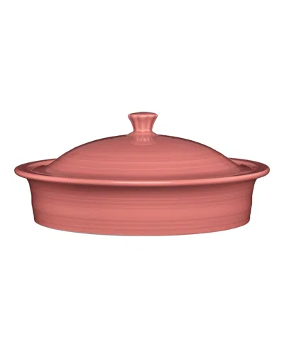 Fiesta Casserole/tortilla Warmer 45 Oz. In Peony