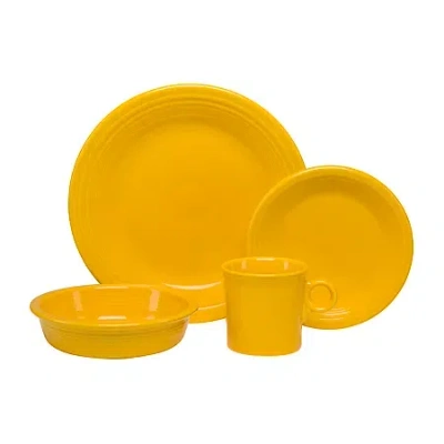 Fiesta Classic 4-pc. Dinnerware Set In Yellow