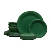Fiesta Classic Rim 12-pc. Dinnerware Set In Green