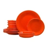 Fiesta Classic Rim 12-pc. Dinnerware Set In Orange