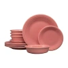 Fiesta Classic Rim 12-pc. Dinnerware Set In Pink