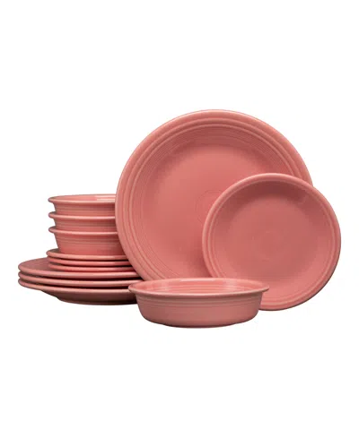 FIESTA CLASSIC RIM 12 PC. DINNERWARE SET, SERVICE FOR 4