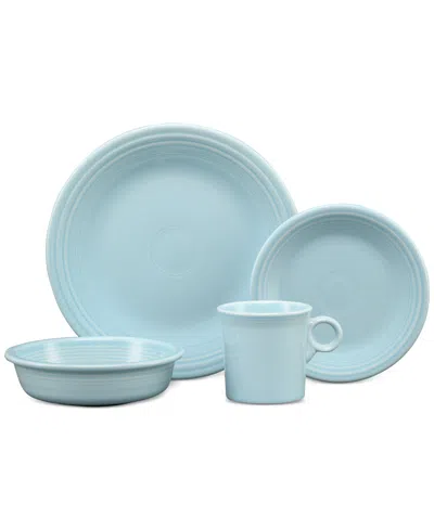 Fiesta Classic Rim 4 Pc. Place Setting, Service For 1 In Blue