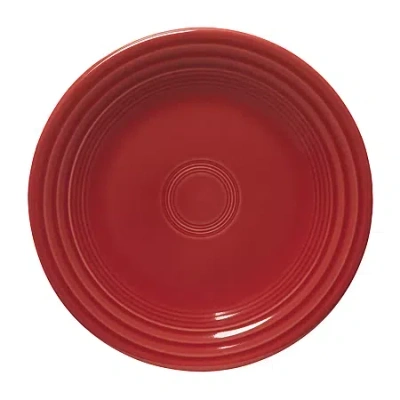 Fiesta Classic Rim Luncheon Plate In Red
